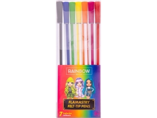 Flamastry heksagonalne Rainbow High 7szt. ASPROM