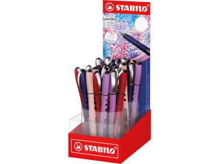 Pi�ro kulkowe STABILO worker+ NATURE COLORS WILDFLOWERS display 30szt. NOWO�� 2020/30