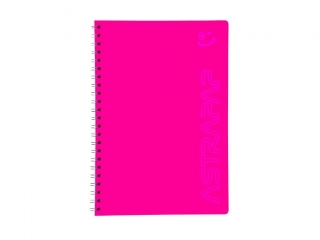 Ko�ozeszyt PP A4 80k. ASTRAPAP Fluo, kratka