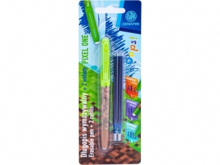 D�ugopis wymazywalny 0, 6 mm ASTRAPEN Oops! Pixel One + 2 wk�ady niebieskie - 1+2 szt. blister [opakowanie=24szt]