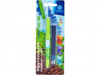 D�ugopis wymazywalny 0, 6 mm ASTRAPEN Oops! Pixel One + 2 wk�ady niebieskie - 1+2 szt. blister [opakowanie=24szt]