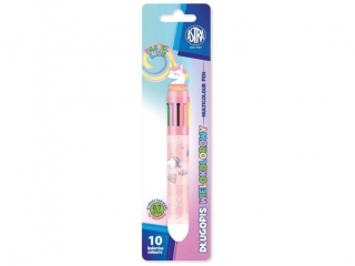 D�ugopis automatyczny wielokolorowy 10w1 ASTRAPEN 0,7 mm Unicorn - 1 szt. blister