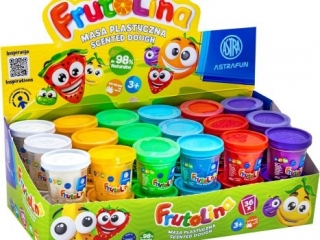 Masa plastyczna Frutolina Astra Fun 100g. 6 kol.