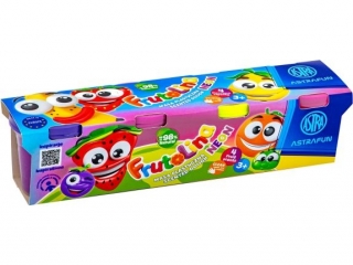 Masa plastyczna Neon Frutolina Astra Fun 4 szt x 100 g