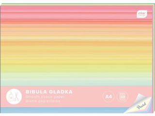 Bibu�a g�adka w zeszycie A4 60 Pastel [opakowanie=10szt]