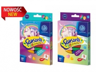 Lekka masa plastyczna ASTRAFUN Sensorio Kids Jednoro�ec - 10 kol