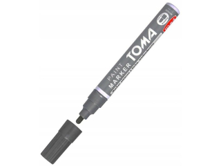 Marker olejowy TOMA, fibrowa ko�c�wka 2, 5mm - antracyt [opakowanie=12szt]TO-440 antracyt
