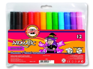 Flamastry KOH-I-NOOR Jumbo zapachowe 12 kolor�w