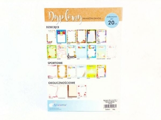 Dyplomy BENIAMIN dzieci�ce A4 20szt. - Nauka