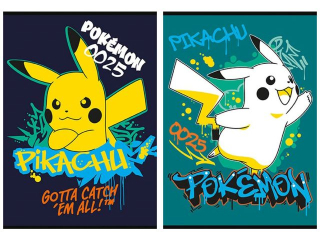 Zeszyt  A4 32 kartki krata ok�adka laminowana 70 g/m2 POKEMON [opakowanie=15szt]