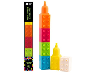 Zakre�lacze Pixi Blox, 5 kolor�w fluo, Happy Color