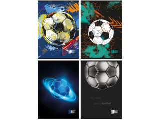 Zeszyt A4 32 kartki krata ok�adka laminowana 70 g/m2 FOOTBALL ENERGY [opakowanie=15szt]