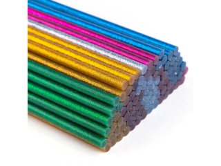 Klej do pistoletu na gor�co, brokatowy, 11mm x 200mm, 1 kg, Happy Color
