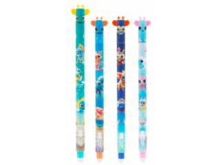 D�ugopis wymazywalny Aqua Cuties, 0, 5 mm, niebieski, Happy Color  [opakowanie=12szt]