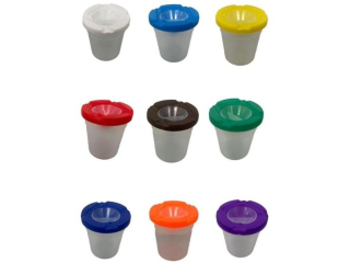 Kubek niekapek na wod� do p�dzli, 200ml, Happy Color