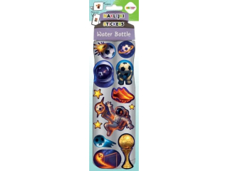 Naklejki WATER BOTTLE - Cosmo Ball, 83x286 mm, Happy Color [opakowanie=5szt]