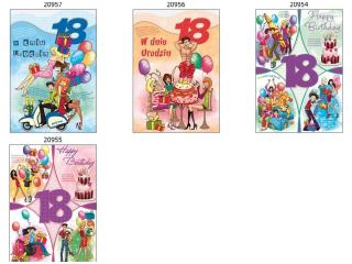 Laurka big card LBIG 425x605 LBIG_UR18_164 18ste Urodziny  [opakowanie=10szt]