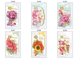 Laurka du�a potr�jna LD3 140x200 LD3_URPA_571 Urodziny  [opakowanie=25szt]