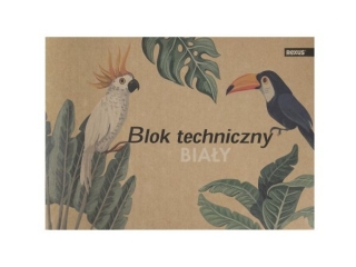BLOK TECHNICZNY A4/10 KARTEK BIA�Y KRAFT [opakowanie=10szt]