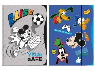TECZKA Z GUMK� A4 / MICKEY MOUSE - KIDS