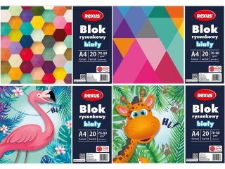BLOK RYSUNKOWY BIA�Y A4/20k.