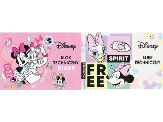 BLOK TECHNICZNY BIA�Y A4/10k. / MINNIE MOUSE [opakowanie=10szt]