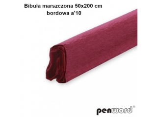 BIBU�A MARSZCZONA 50x200cm BORDOWA a10 (SZPSH)