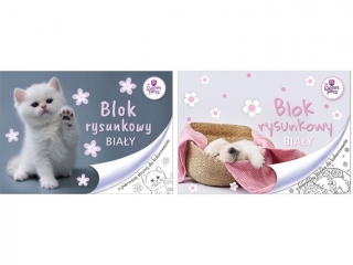 Blok rysunkowy A4 20k. BENIAMIN The Sweet Pets