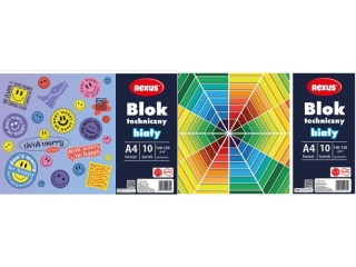BLOK TECHNICZNY BIA�Y A4/10k.