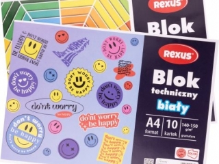 BLOK TECHNICZNY BIA�Y A4/10k.