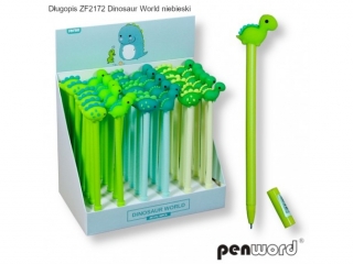 D�UGOPIS ZF2172 DINOSAUR WORLD NIEBIESKI [opakowanie=36szt]�(SZPSH)