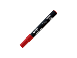 MARKER PERMANENTNY CZERWONY OKR�G�A KO�C�WKA 4, 5 MM SPREE [opakowanie=10szt]