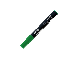 MARKER PERMANENTNY ZIELONY OKR�G�A KO�C�WKA 4, 5 MM SPREE [opakowanie=10szt]