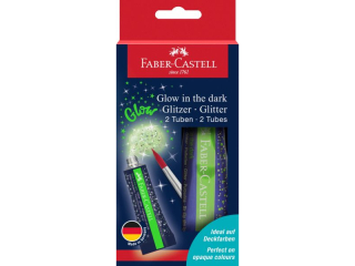 BROKAT W �ELU �WIEC�CY W CIEMNO�CI 12 ML. 2 SZT. OP. KARTONOWE FABER-CASTELL
