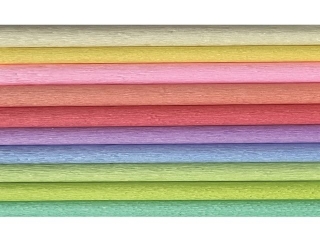 Bibu�a marszczona INTERDUK mix pastel mini 200x25