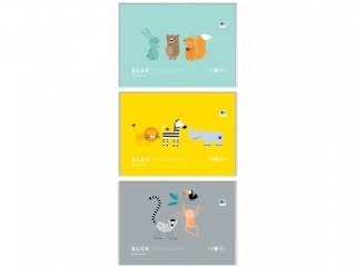 Blok rysunkowy A3 20 120g BEBE KIDS [opakowanie=10szt] PROMO26BL