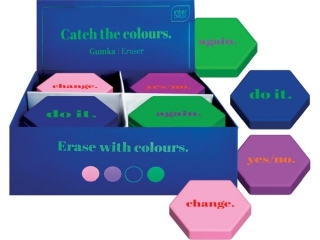 Gumka do �cierania CATCH THE COLOURS 20s [opakowanie=20szt]