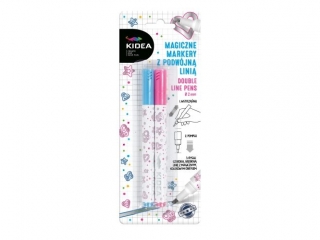 MAGICZNY MARKER Z PODW�JN� LINI� 2 SZT. KIDEA  SEZON2024