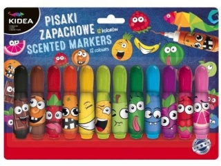 PISAKI ZAPACHOWE 12 KOLOR�W KIDEA