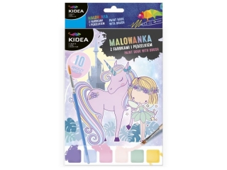 MALOWANKA Z FARBKAMI I P�DZELKIEM WRӯKI KIDEA