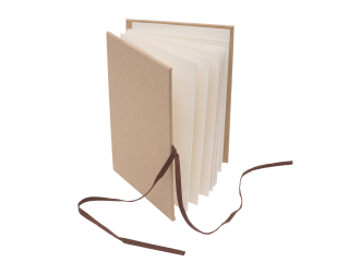 ALBUM HARMONIJKA 17, 5 x 11, 5 CM ? KRAFT (18 KARTEK) NZWR-DLP