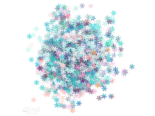 CEKINY OPALIZUJ�CE �NIE�YNKI 20 G, PASTEL [opakowanie=6szt]