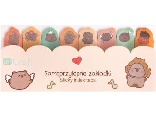 SAMOPRZYLEPNE ZAK�ADKI INDEKSUJ�CE KAPIBARA, 8 SZT.