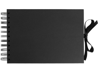 ALBUM DO ZDOBIENIA 15 CM x 21 CM - CZARNY (40 KARTEK) [opakowanie=1szt]