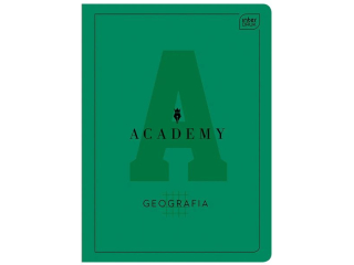 Zeszyt tematyczny A5 60# 90g Geografia Academy Hybrid 10/80 [opakowanie=10szt]