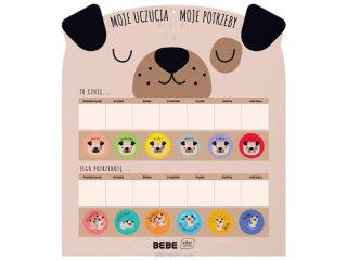 Tablica emocji BEBE Friends Pies