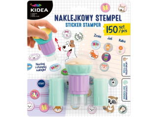 NAKLEJKOWY STEMPEL A 150 SZT. KIDEA