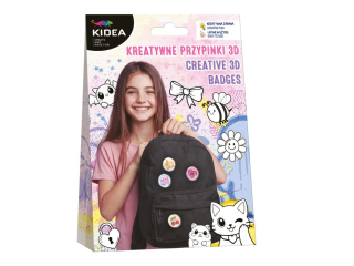 KREATYWNE PRZYPINKI 3D KIDEA