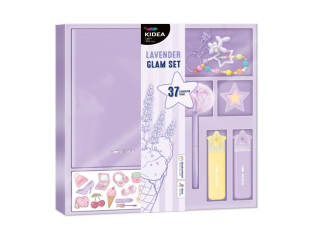 GLAM SET LAWENDOWY 37 EL. KIDEA