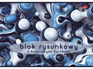 Blok rysunkowy z kolorowymi kartkami A4 16 kartek ok�adka kredowana 80 g/m2 [opakowanie=10szt]
